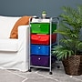 Mind Reader 4-Drawer Storage Utility Cart, Metal/Plastic, Multicolored (4DPTROLL-ASST)~#|#~5DF3118E-442D-4E87-8B2BEB009ED38BCE_sc7