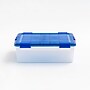Iris 41.2 Quart Element Resistant Ultimate Clear Plastic Latching Storage Bin, Clear, 3/Pack (500140)~#|#~5DF9C8CF-0DD2-4025-BBD705D4262A2374_sc7