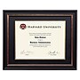 Excello Global Products 8.5" x 11" Composite Wood Photo Document Frame, Black/Gold/Red (EGP-HD-0306)~#|#~5E0018C0-9A4C-4584-A5157D3435867A80_sc7