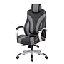 Boss Office Products Ergonomic Vinyl Swivel Executive Chair, Black/Grey (B8871-BKGY)~#|#~5E014CCE-249D-4A0C-9ACA24E3090E765C_sc7