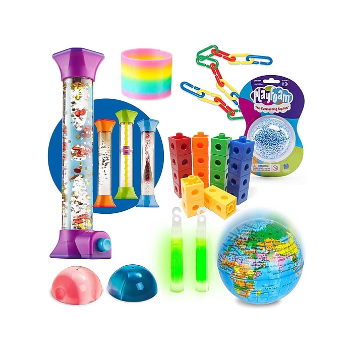 hand2mind Sensory Fidget Toy Kit, Assorted Colors (93599) | Staples