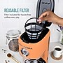 Nostalgia Classic Retro 10-Cups Automatic Drip Coffee Maker, Orange (NCRCOF10OR6A)~#|#~5E129EFB-8C6A-4A4D-B00CAAE0DD56B67C_sc7