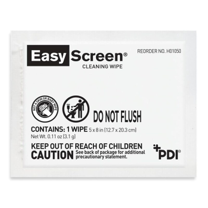 Easy Screen Cleaning Wipes, 50/Pack (H01050) image 1