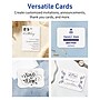 Avery Rounded Corners Invitation Cards , 5" x 7", Matte White, 20/Pack (19479399769)~#|#~5E1B6471-49DB-47A4-8268BEA970521633_sc7