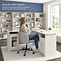 Bush Furniture Cabot 60"W Wood L-Shaped Computer Desk, Linen White Oak (WC31130K)~#|#~5E1E250A-0D0D-4971-B8B0610CAB04F76E_sc7