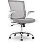 Serta Works Creativity Mesh Back Polyester Computer and Desk Chair, Gray (CHR10023B)~#|#~5E218343-1663-4706-850314DE7230399E_sc7