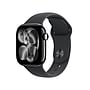 Apple Watch Series 11 GPS Smartwatch, 42mm, Jet Black Aluminum Case with Black Sport Band, Medium/Large (MEQU4LW/A)~#|#~5E246DC5-0A38-498A-8DB54D90AF778BE2_sc7