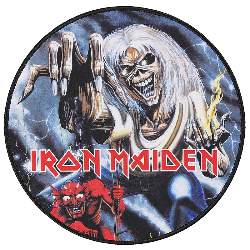Subsonic IRON MAIDEN Number of the Beast 11.8" Round Gaming Mouse Pad (SA5646-IM2) image 1