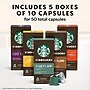 Starbucks Variety Pack Coffee Nespresso Original Capsules, 50/Box (109046)~#|#~5E2C7E92-E2F0-47C2-A87FAF7456188EEF_sc7