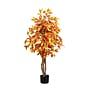 Nearly Natural 3' Autumn Ficus Artificial Fall Tree (T4772)~#|#~5E3EBDE6-1E14-428F-9C7E5AAAC761DEA2_sc7