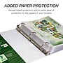 Samsill Earth's Choice Plant-Based Durable 2" View Binder,3-Ring , Made in USA, White (18967)~#|#~5E3FAE11-0DCD-4B7B-AF9DD7B77AE753D2_sc7