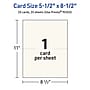 Avery Integrated Cards, 5.5" x 8.5", Matte Ivory, 25/Pack (95352)~#|#~5E421E60-1D84-443E-8D5792E040C11195_sc7