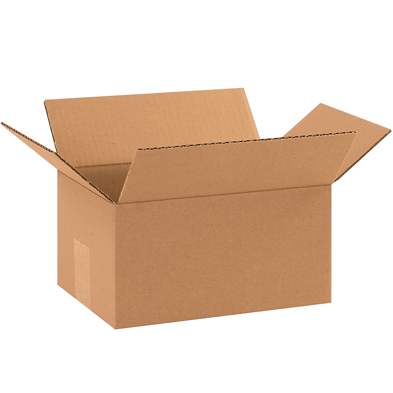 10" x 7" x 5" Corrugated Kraft Boxes, 32 ECT, 25/Bundle (BS100705X) image 1