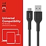 Staples TECH Micro USB to USB-A Charging Cable, 6.5 ft., Black (ST62328)~#|#~5E481D05-E735-4B78-B75C282202E23FBD_sc7