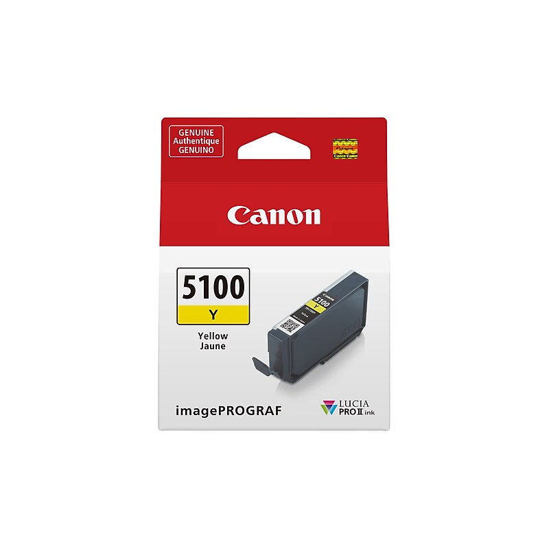 Canon PFI-5100 Y Yellow Standard Yield Cartridge image 1