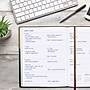 2026 Global Printed Products 8" x 10" Calendar Year Weekly & Monthly Planner, Faux Leather Cover, Black/Brown (NRY26-PKT810-BN)~#|#~5E4B1B64-44FC-41F9-86AB28399D50CAAB_sc7
