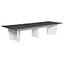 Regency Array 144"W x 48"D Conference Table with Grommet, Ash Grey/White (ACT14448AGWH)~#|#~5E4DABFD-6CCD-4980-99272B9DE995B4F0_sc7