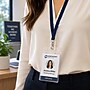 Staples Vertical ID Badge Holders – Clear Plastic Badge Holders for Work & Events, 50-Pack~#|#~5E534A8D-752C-4700-90A62E6D56F7F007_sc7