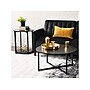 Household Essentials Jamestown 31.5"Dia. Laminate Round Coffee Table, Black Oak/Black (8175-1)~#|#~5E54BA3C-5154-4822-AC2F77830DD5335C_sc7