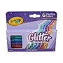 Crayola Glitter Kids Marker, Bold, Assorted Colors, 6/Pack (58-8629) ~#|#~5E5869BE-79CA-4182-99EAA6494F4ABBFB_sc7