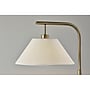 Simplee Adesso Hayes 58" Antique Brass Floor Lamp with Tapered White Shade (SL1181-21)~#|#~5E5F1FBD-EEB4-4EC5-8FC7FEFD30C632A8_sc7