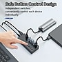 4XEM 7-Port USB 3.0 Power Switch Data Transfer Hub, Gray (4XH707)~#|#~5E5F57AD-FB77-4A79-8D5109F94743705E_sc7