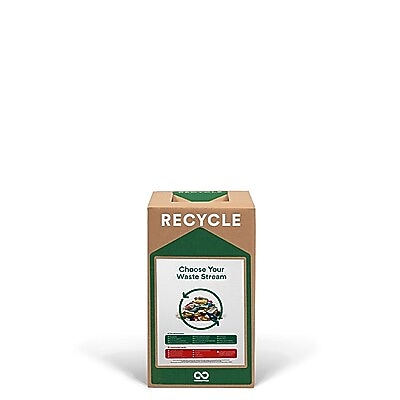 TerraCycle Cardboard Foam Zero Waste Box, 10.5 Gallon, Natural Kraft (CS158-S) Sansujyuku sansujyuku.com