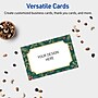 Avery Gold-Teal Berries Matte Blank Card, White, 20/Pack (S00-FF2)~#|#~5E6B0C0C-3137-41D5-92EAAAC1182183C3_sc7