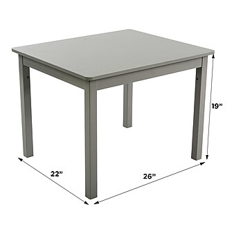 Humble Crew Elements 5-Piece Rectangular Activity Table Set, Multicolor (TC451)