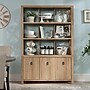 Sauder Select 70"H Wall Storage Bookcase, Khaki Pine (435616)~#|#~5E71353C-92F9-4333-8091DDA841AF37C6_sc7