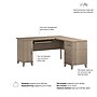 Bush Home Somerset 60"W L Shaped Office Desk with Storage, Ash Gray (WC81630K)~#|#~5E7259D7-6282-4335-B0C1A54340415D9C_sc7