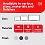 TRU RED™ Magnetic Porcelain Dry Erase Board, Gunmetal Frame, 8' x 4' (TR61188)~#|#~5E730FDC-502E-4FFE-AD002405E4600246_sc7