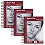 Better Office 5.5" x 8.5" Spiral Bound Drawing Sketch Pad, 100 Sheets/Pad, 3 Pads/Pack (01300)~#|#~5E75BC7B-54F6-4B83-89A97F89B48E2E02_sc7
