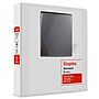 Staples 1 1/2" 3-Ring View Binders, D-Ring, White, 12/Pack (55409CT/26438CT)~#|#~5E76E2C9-E4F7-4592-AC872373B98605BB_sc7