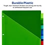 Avery Big Tab Two-Pocket Insertable Plastic Divider, 8 Tabs, Multicolor, 1 Set (11907)~#|#~5E7937B5-89CE-48ED-B7520ED82DEC2412_sc7
