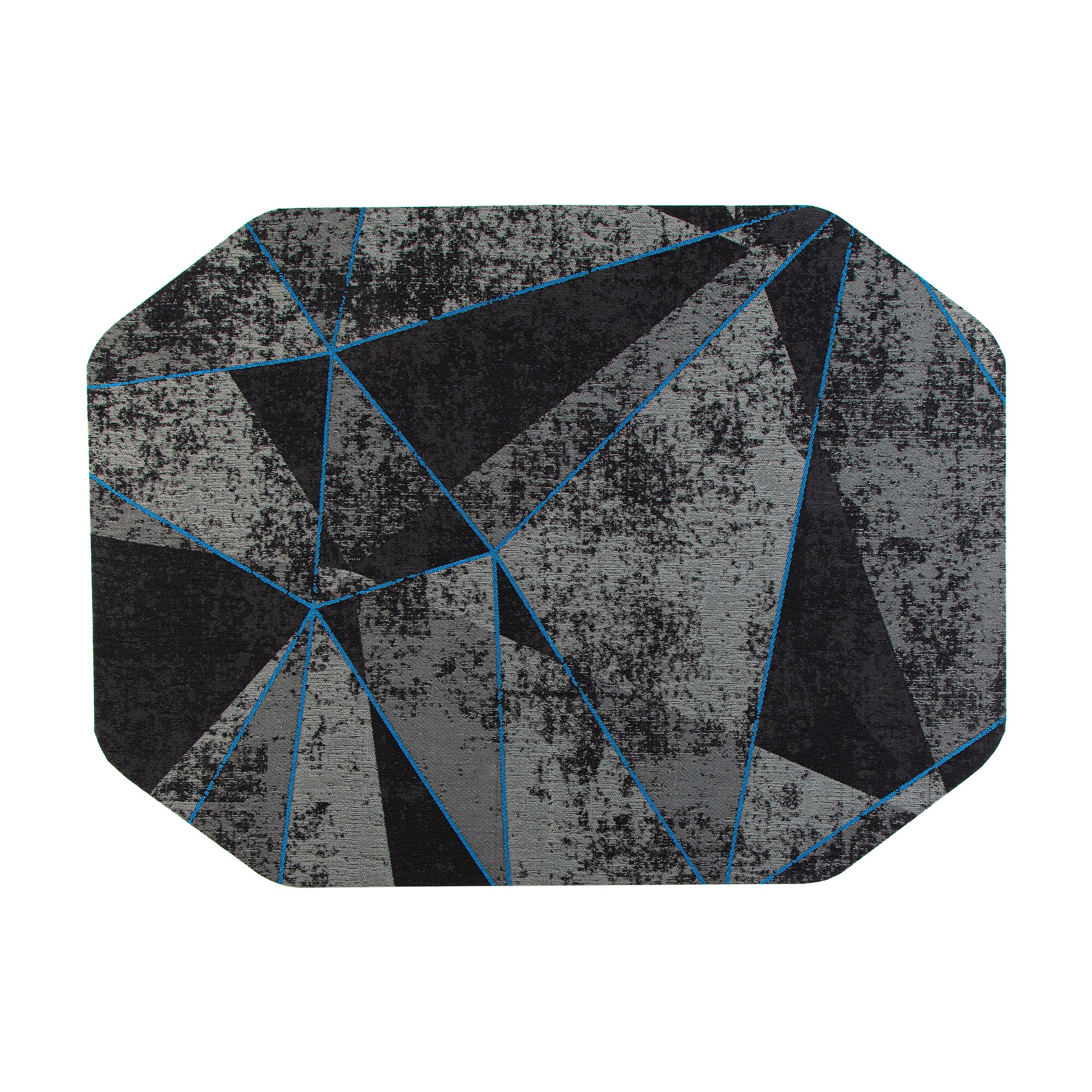 Anji Mountain Rug’d Cracked Ice Carpet & Hard Floor Gaming Chair Mat, 36″ x 48″, Gray/Blue (AMB9100) Sansujyuku sansujyuku.com