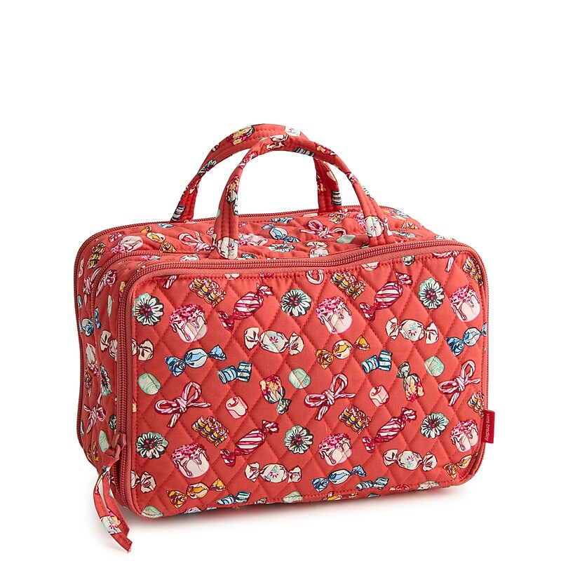Vera Bradley 10.75" Cotton Toiletry Bag, Somethin' Sweet (51929-23027) image 1