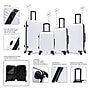 DUKAP Adly 4-Piece Hardside Spinner Luggage Set, TSA Checkpoint Friendly, White (DKADLSMLXL-WHI)~#|#~5E8EC458-1B04-4EF8-931550F78C752DFA_sc7