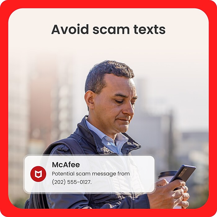 McAfee Mobile Security for 1 User with Auto-Renewal, Android/iOS