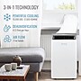 Keystone 115-Volt 12,000 BTU ASHRAE (10,000 BTU DOE) Portable Air Conditioner with Remote, White (KSTAP10PINV)~#|#~5E91BBDC-FCCE-4A9A-AB00AF269A5D4494_sc7