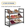 Whitmor 3-Tier Stacking Shoe Rack, Gunmetal (6905-8770-BB)~#|#~5E942C93-BC91-4A92-B7F91AA1B547528D_sc7