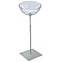 Azar 14" Bowl Floor Display, Silver/Clear (700974)~#|#~5E97FE4B-2498-49E1-AF5ECCFB5AB38007_sc7