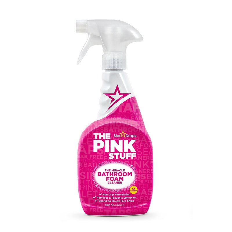 The Pink Stuff The Miracle Bathroom Foam Cleaner, 25.4 Oz. (82383) image 1