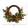 Nearly Natural 22-in Mixed Pine and Cedar Artificial Wreath (4360)~#|#~5EA37BB0-A555-44AC-AF21DB1BD389589F_sc7