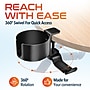 Delton H22 Under Desk Cup Holder and Desk Hook for Headphones, Black (DHSCH22)~#|#~5EAA28E5-0E23-4D6A-8F4ABE92992A6CFE_sc7