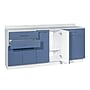Viva Comfort 36.75'' H x 72" L Exam Room Medical Cabinet, 6-Doors, 3-Drawers, Blueberry (902BASE72NSBL)~#|#~5EAA7225-10D0-4633-A4C7708650EA0E9E_sc7
