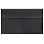 JAM Paper A10 Booklet Envelope 6" x 9 1/2", Black Linen, 100/Pack (36168d)~#|#~5EAAEC55-86EC-43AD-97DB1FBC81A9DC47_sc7