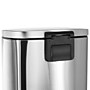 Elama Stainless Steel Indoor Step Trash Cans, 8 Gallon, Silver, 2/Pack (938121376M)~#|#~5EAD8B16-5C19-4EF7-83E61118E4B42ABA_sc7