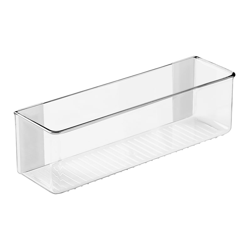 iDESIGN Small Plastic Storage Bin, Clear (66110) image 1