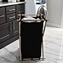 Household Essentials X-Frame 1-Section Collapsible Hamper with Lid, Cotton, Black (6791-1)~#|#~5EB125F0-C732-4472-B59F1E5D01C6CE23_sc7